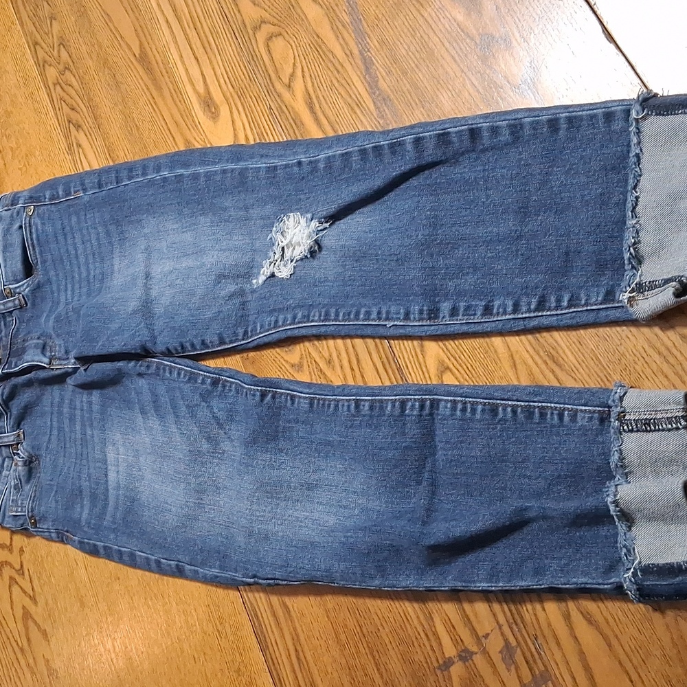 KUT FROM THE KLOTH Jeans Womens 2 BLUE AMY ANKLE STRAIGHT LEG Denim Preowned